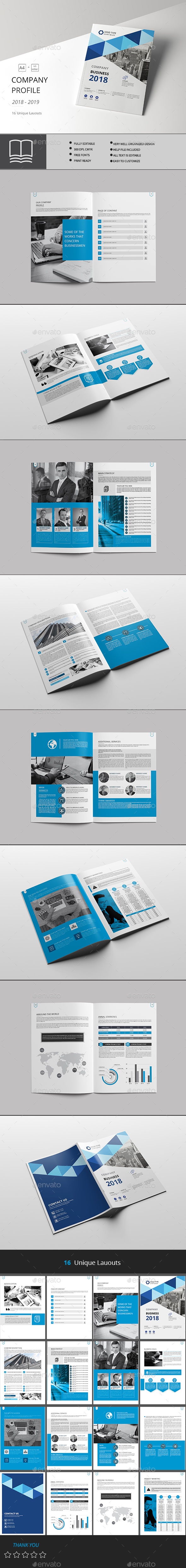 Company Profile - Brochures Print Templates