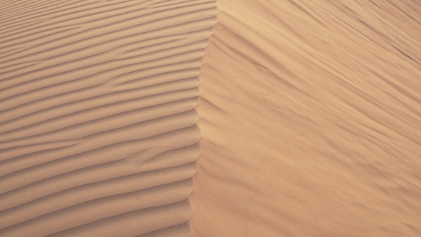 Beautiful Rub Al Khali Desert at Sunrise Stock Footage Video alt