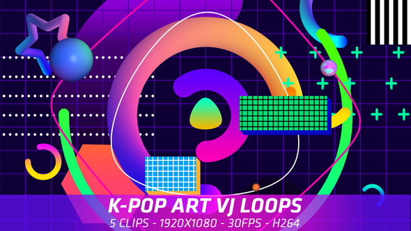 K-Pop Art VJ Loops alt