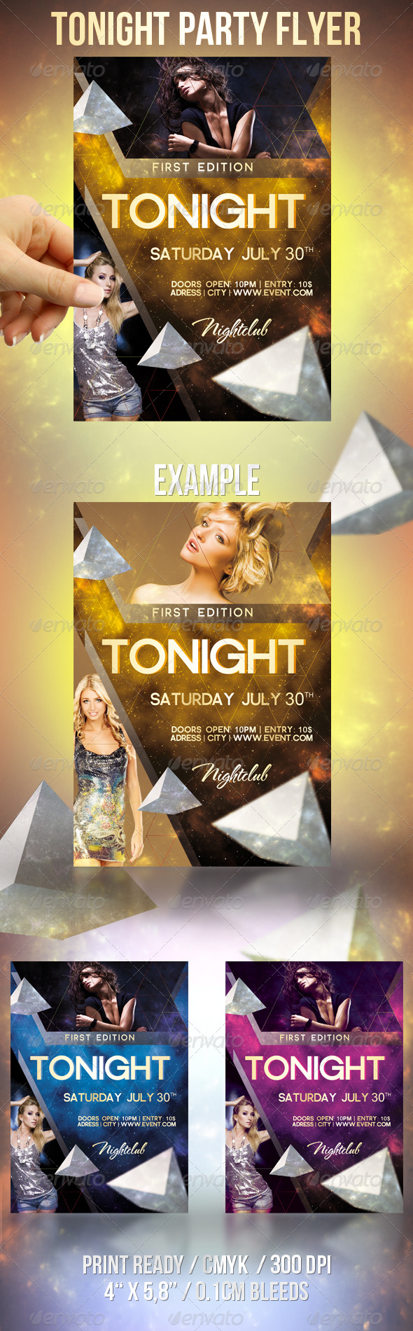 Tonight Party Flyer - Clubs & Parties Events