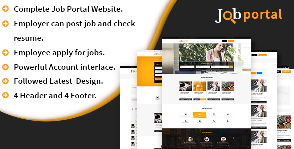 Job Portal Platform A complete Job portal website - CodeCanyon Item for Sale