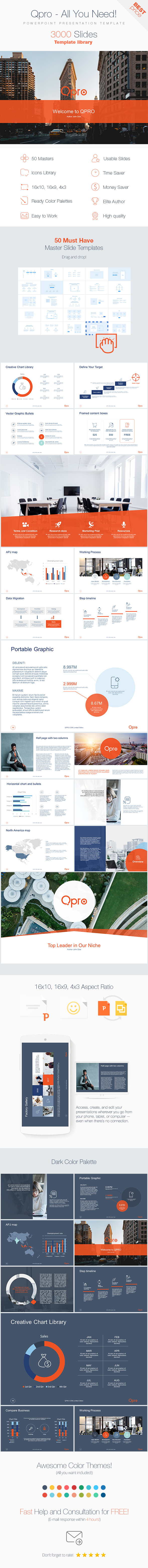 Qpro 3000 - Powerpoint Presentation Template - Business PowerPoint Templates