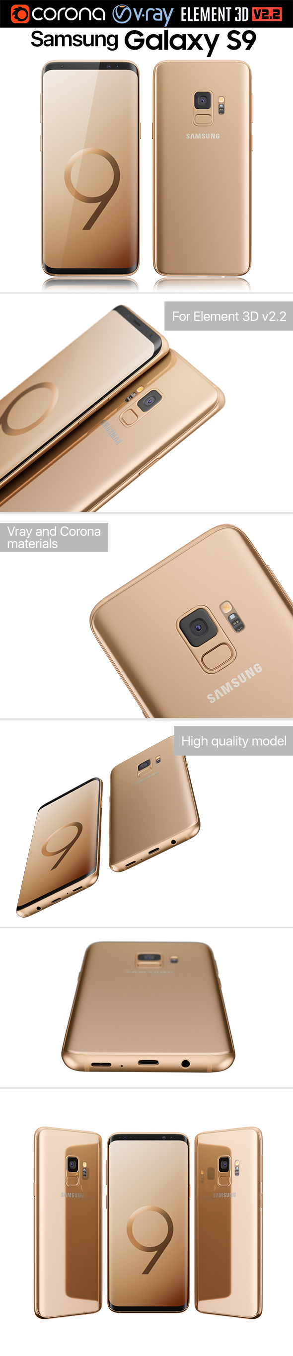 Samsung Galaxy S9 - 3Docean 21997908