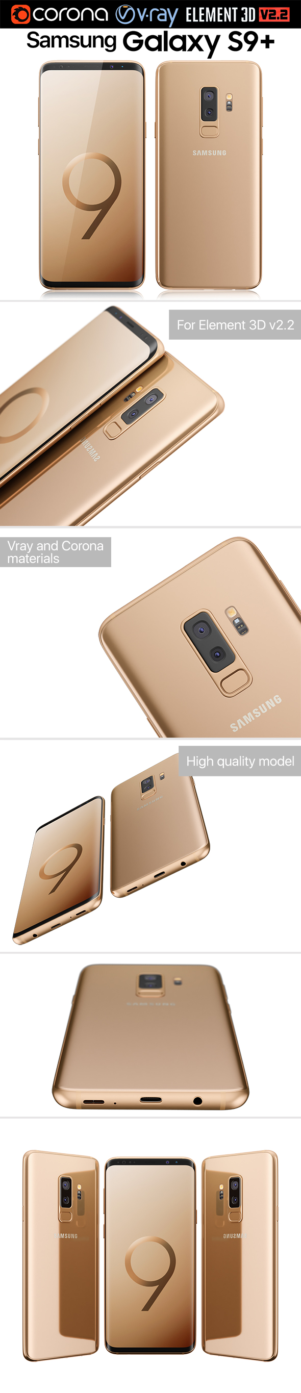 Samsung Galaxy S9 - 3Docean 21998073