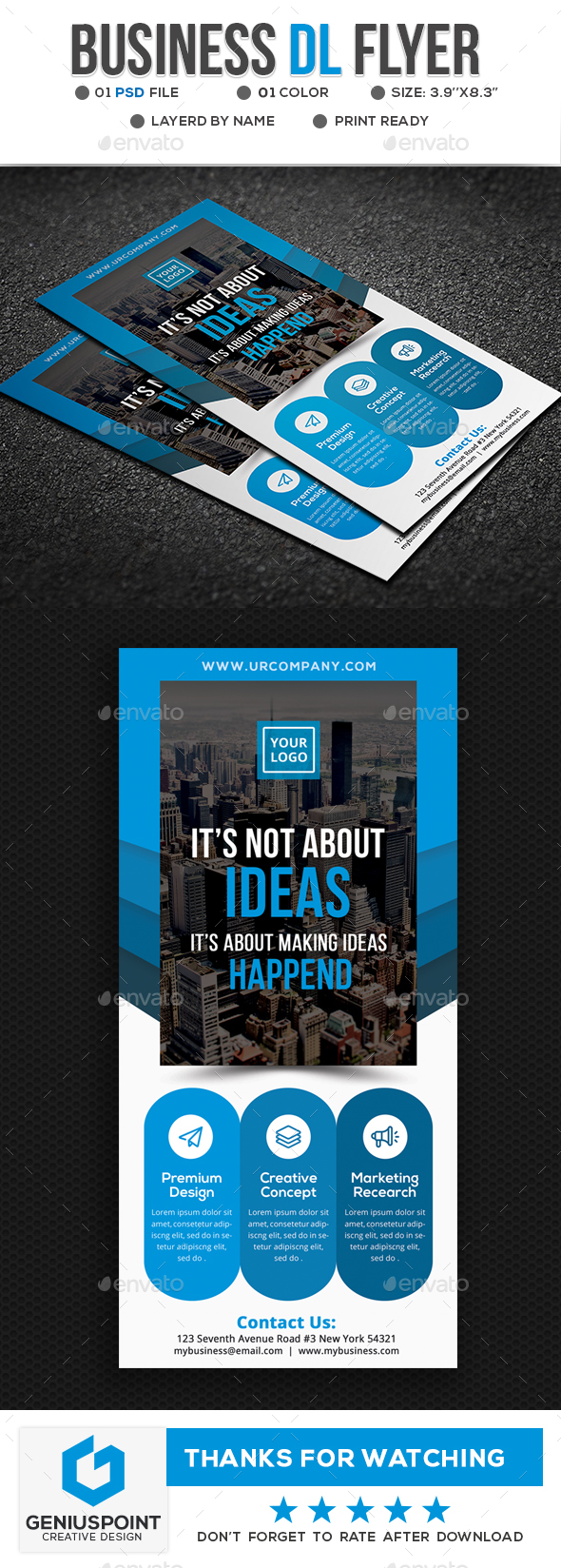 Business DL Flyer - Corporate Flyers