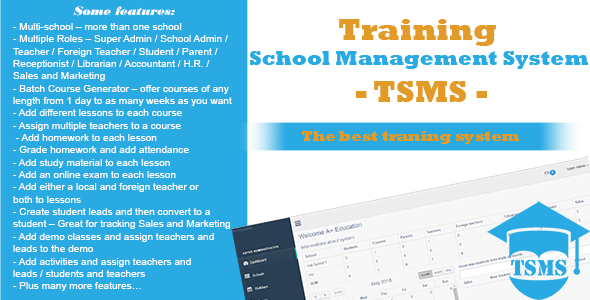 Training School Management - CodeCanyon 21871637