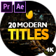 Modern Promo Titles Pack 2.3 - VideoHive Item for Sale
