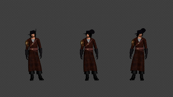 Musketeer Looking Around alt