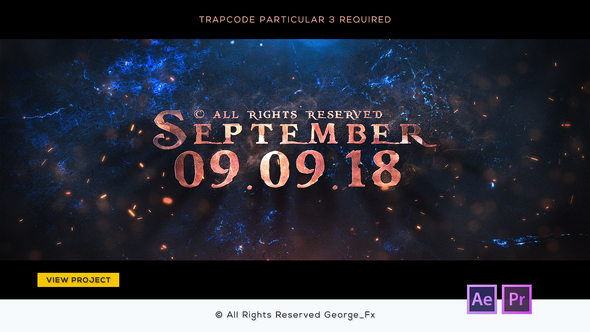 Epic Song - Teaser Logo Stings template preview