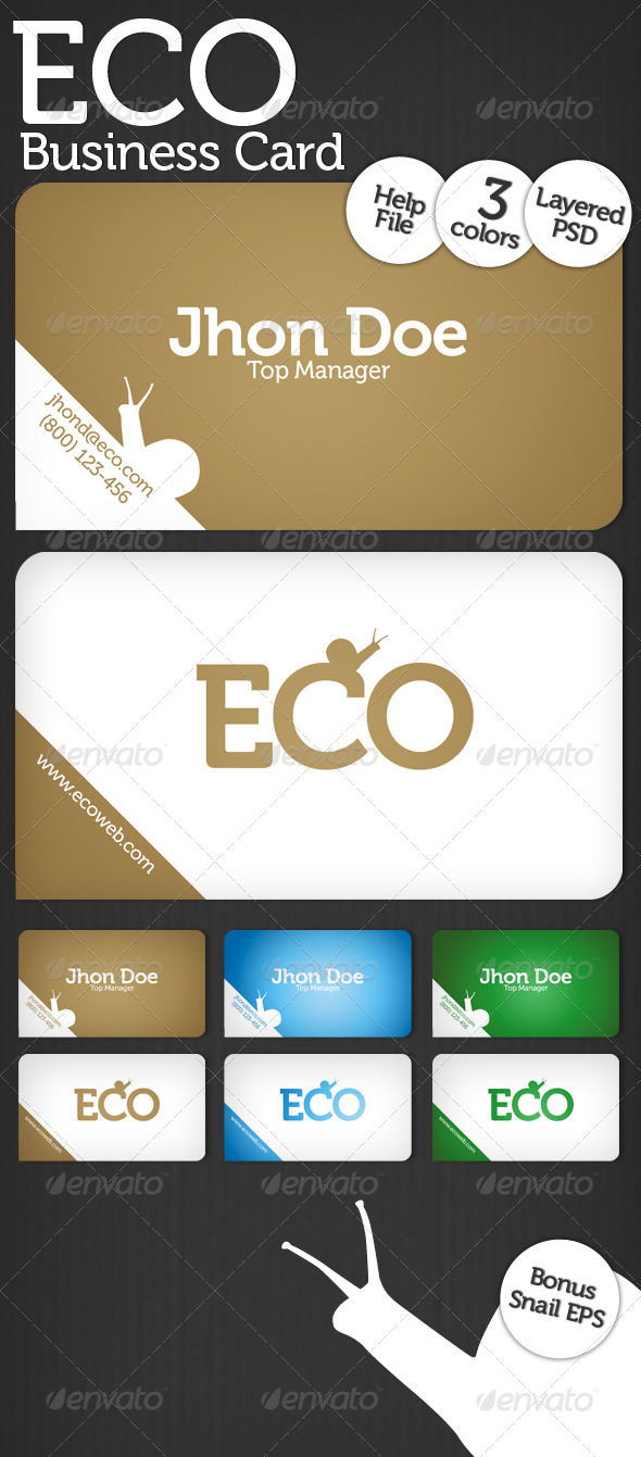ECO Business Card - Corporate Business Cards