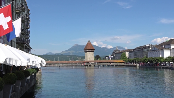 View City Center of Lucerne in Switzerland alt