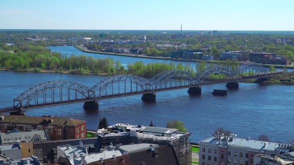 Aerial View of Riga. alt