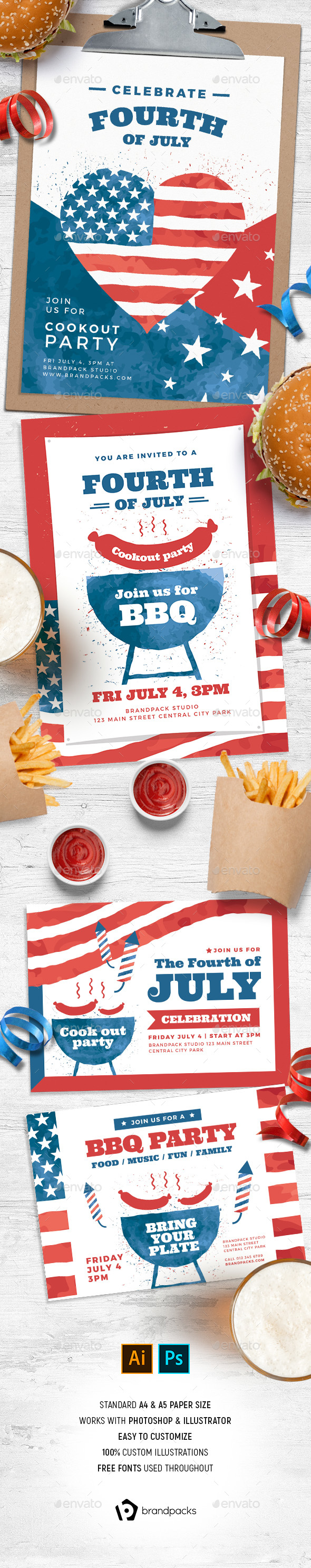4th of July Flyer / Poster