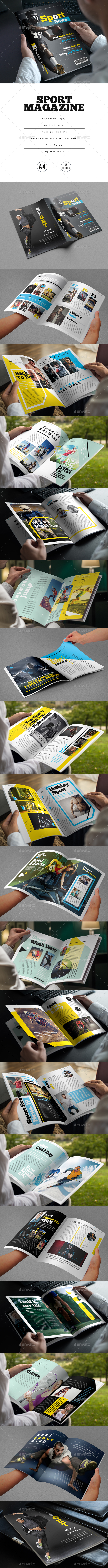 Sport Magazine - Magazines Print Templates