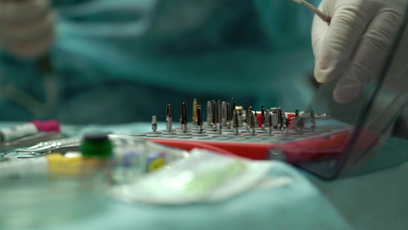 Dental Implants and Surgical Instrument