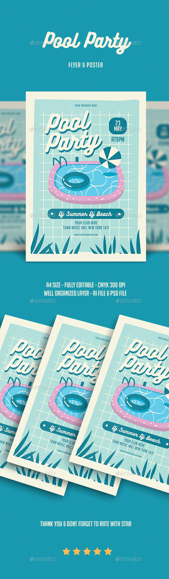 Pool Party Flyer