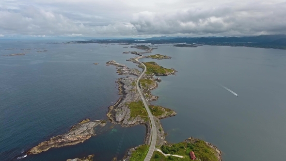 Atlantic Ocean Road in Norway, Stock Footage | VideoHive