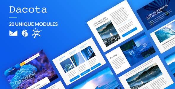 Dacota Email-Template + - ThemeForest 22015034