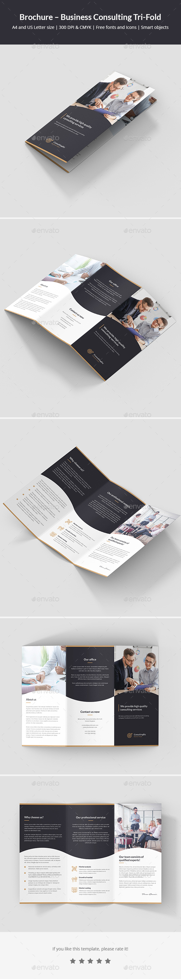 Brochure Business Consulting Tri-Fold
