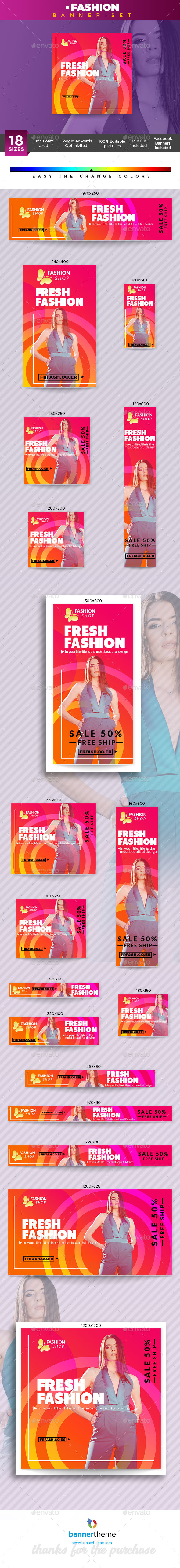 Fashion Banner - Banners & Ads Web Elements