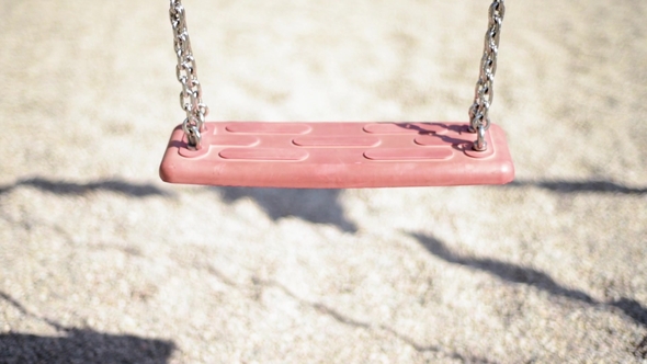 Empty Swings at Playground