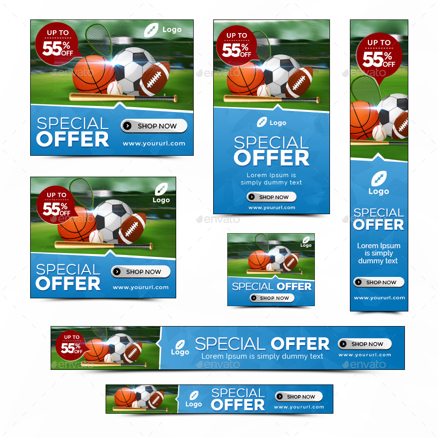 Sports Banners Updated! by Hyov GraphicRiver