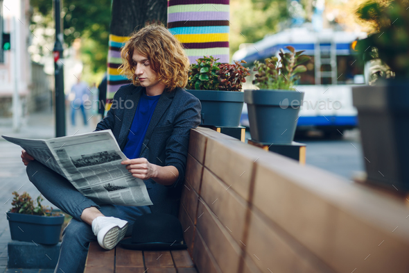 Student looking for part time job - Stock Photo - Images
