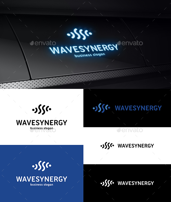 Wave Synergy Logo - Vector Abstract