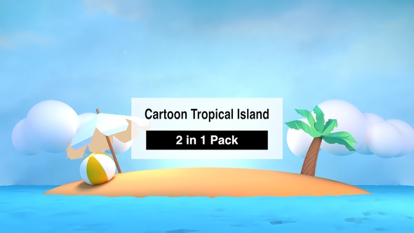 Cartoon Topical Island alt