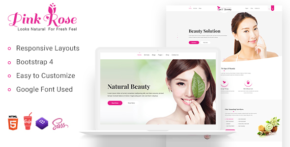 Pink Rose Spa - ThemeForest 21925688