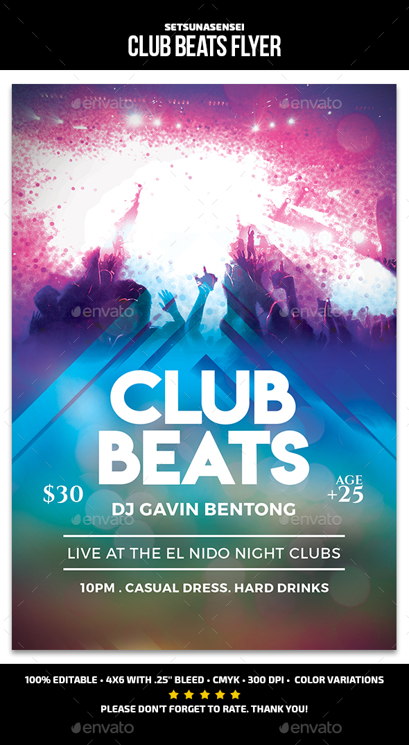 Club Beats Flyer - Events Flyers