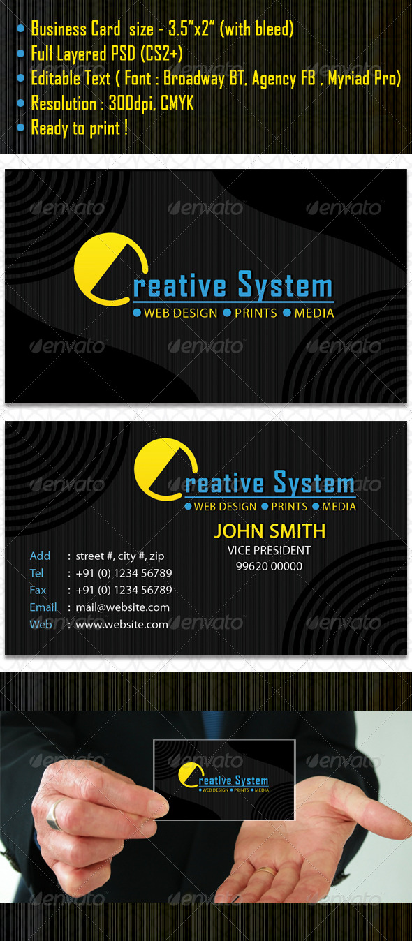Creative Business Card - Corporate Business Cards