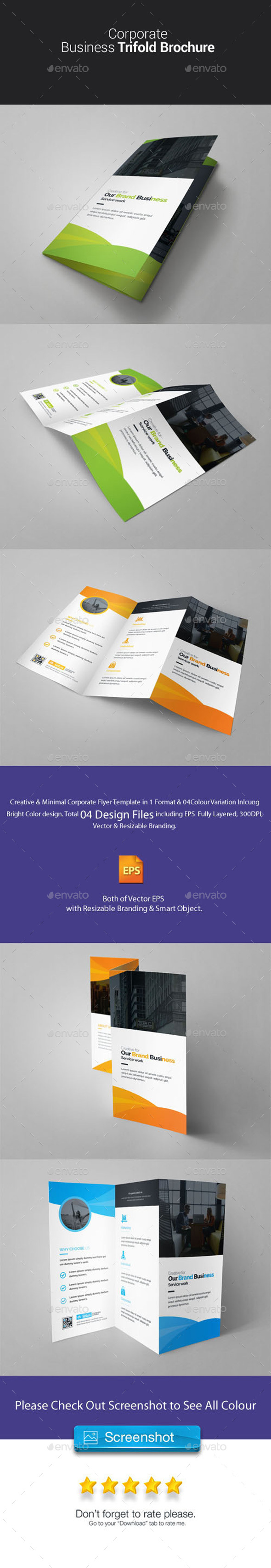 Corporate Trifold Brochure - Corporate Brochures
