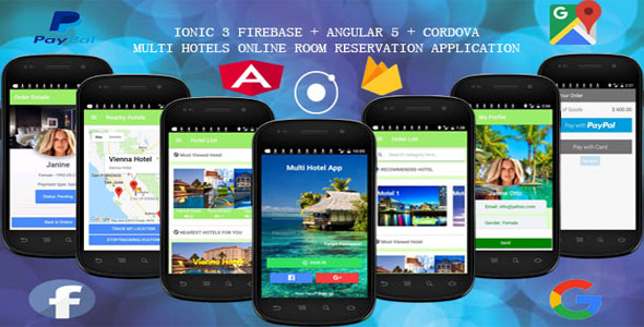 IONIC 3 FIREBASE + ANGULAR 5 MULTI HOTEL ROOM RESERVATION APP WITH SUPER ADMIN WEBBACKEND - CodeCanyon Item for Sale
