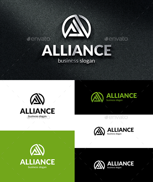 A Alliance Logo - Letters Logo Templates