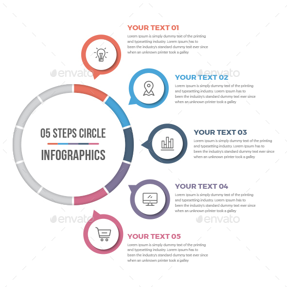 Simple Circle Infographics - Infographics