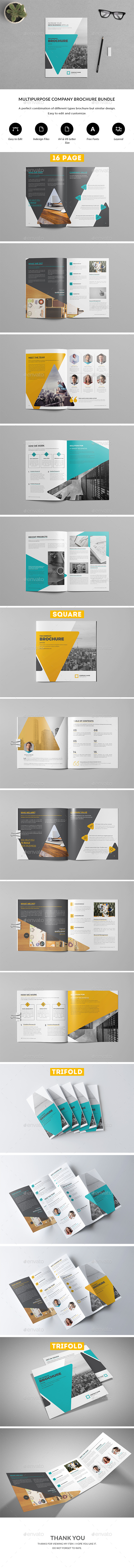 Company Profile Brochure Bundle - Corporate Brochures