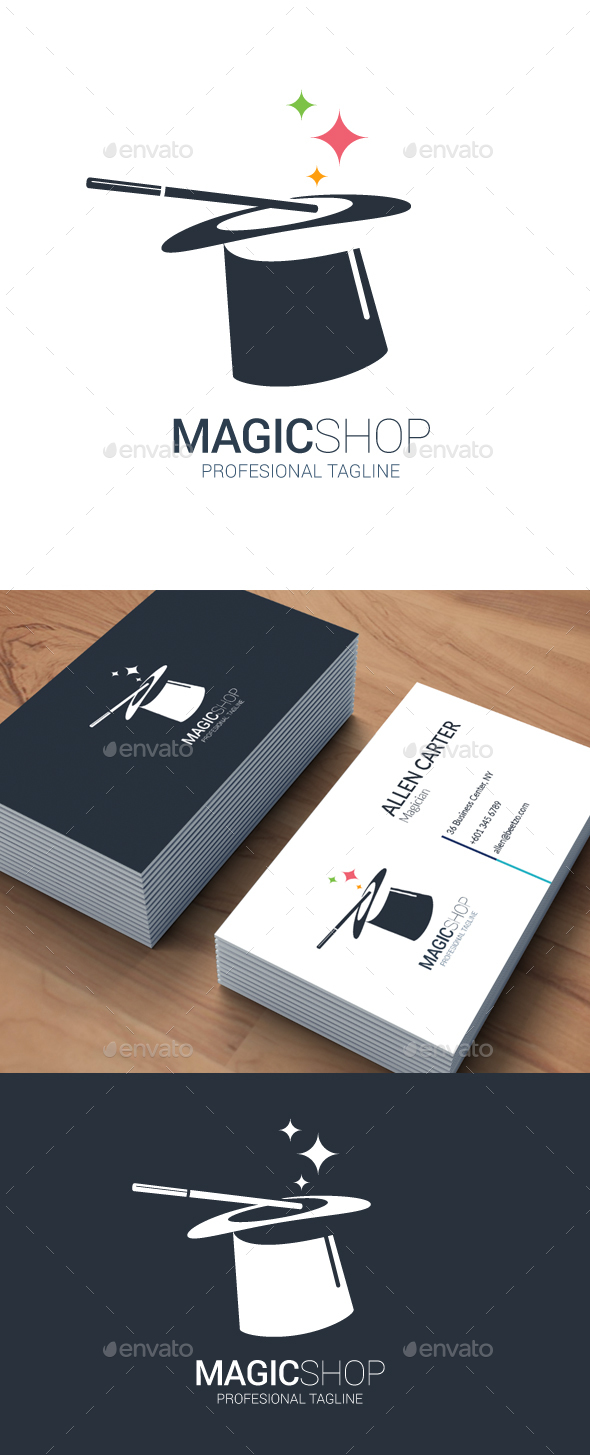 Magic Shop Logo - Objects Logo Templates