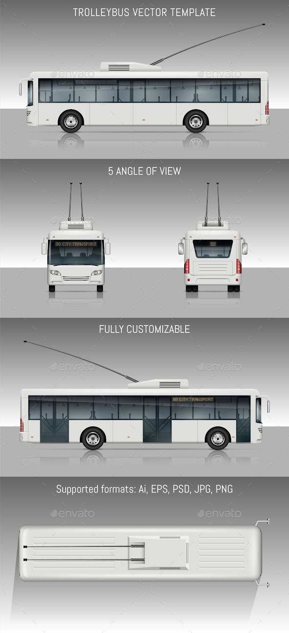 Trolleybus - Man-made Objects Objects