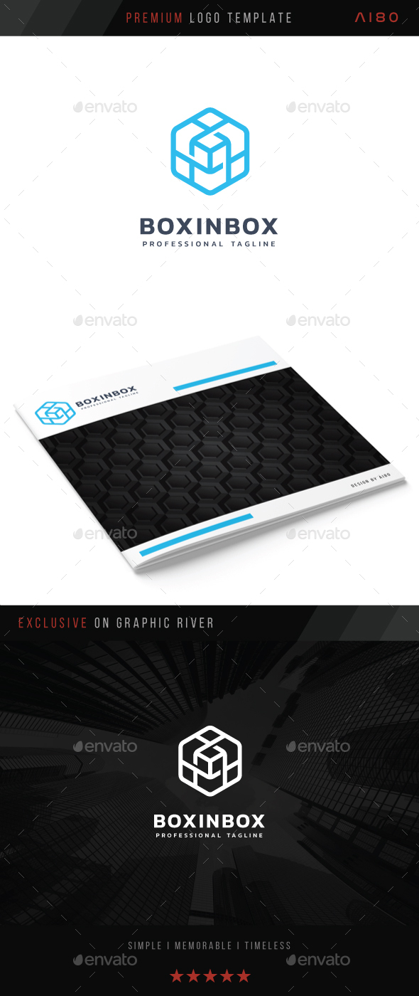Box In Box Logo - Abstract Logo Templates