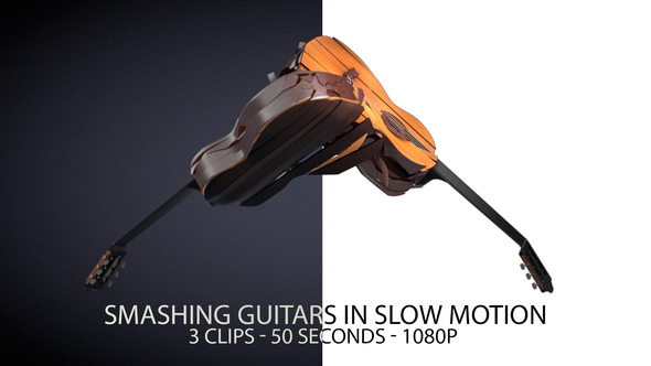 Breaking Guitars in Slow Motion