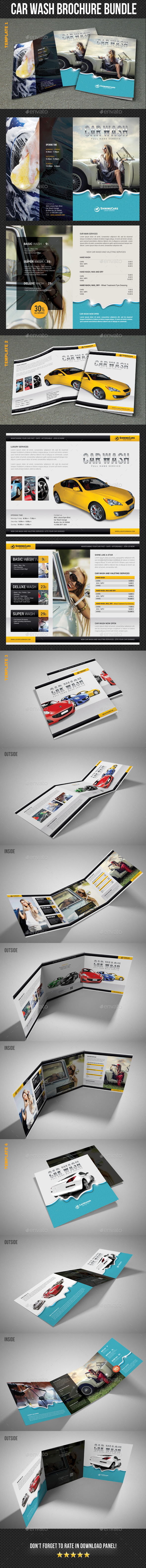 Car Wash Brochure Bundle - Corporate Brochures