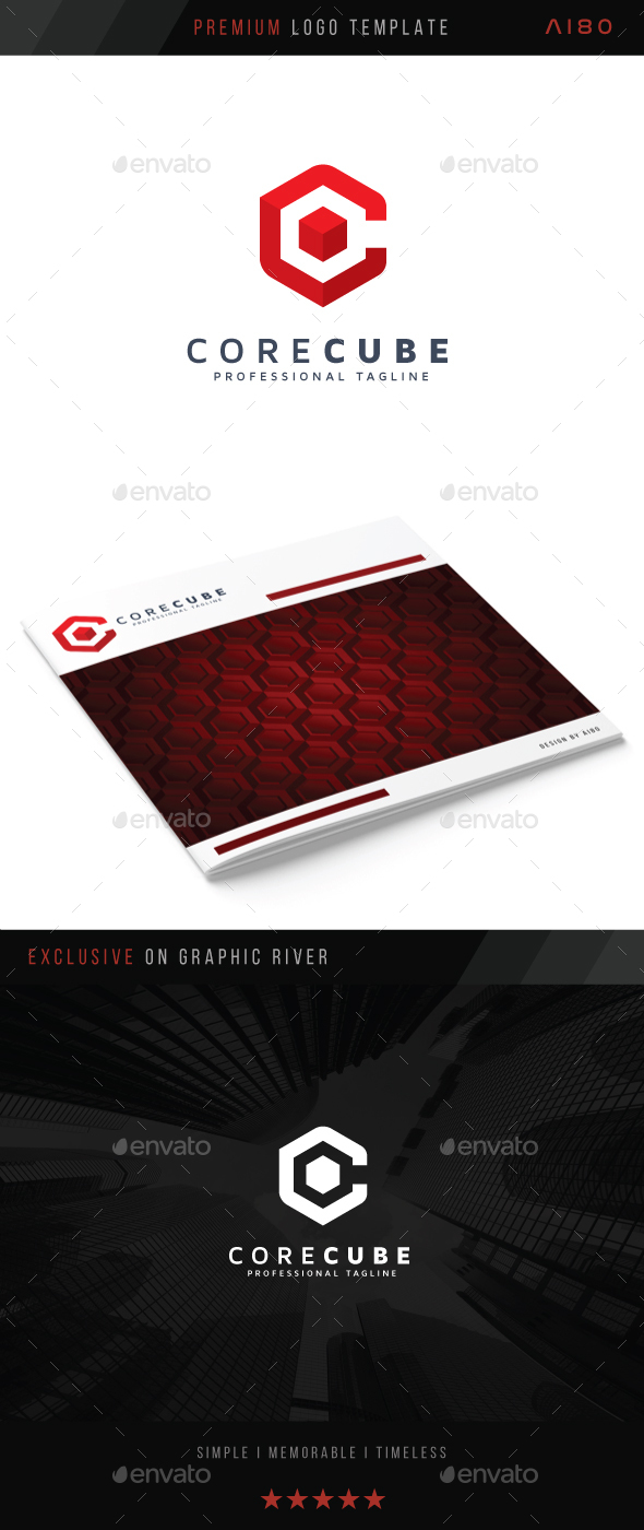 Core Cube Logo - Abstract Logo Templates