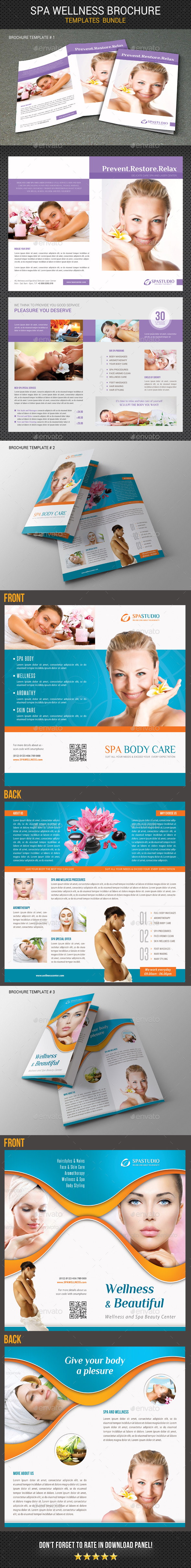 Spa Wellness Brochure Bundle 02 - Corporate Brochures