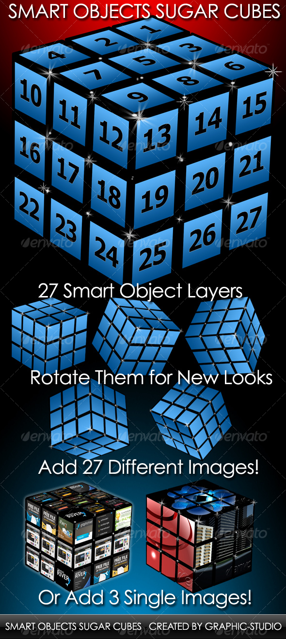 Smart Objects Sugar Cube - Backgrounds Graphics
