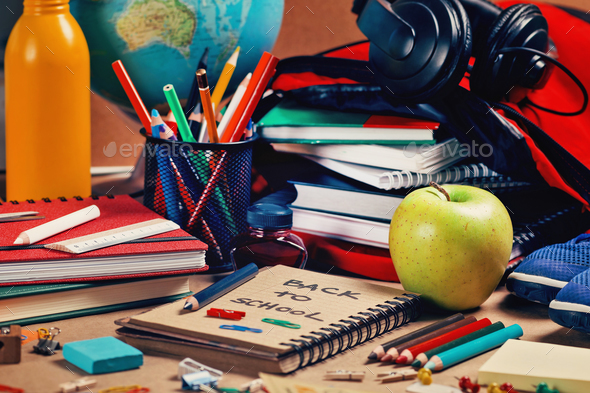 School Supplies - Stock Photo - Images