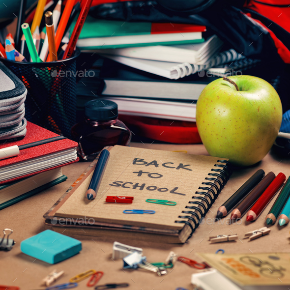 School Supplies - Stock Photo - Images
