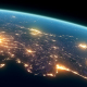 4K Earth Night Close Up High Detail Turkey and Cyprus - VideoHive Item for Sale