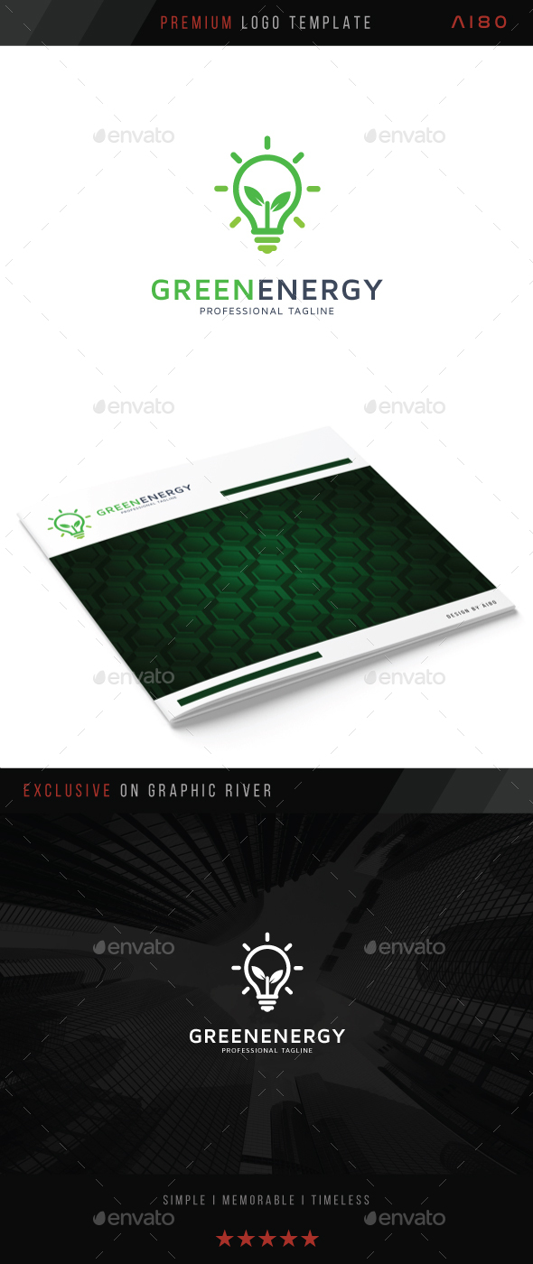 Green Energy Logo - Symbols Logo Templates