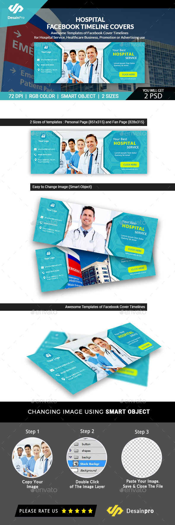 Hospital Facebook Timeline Covers - AR